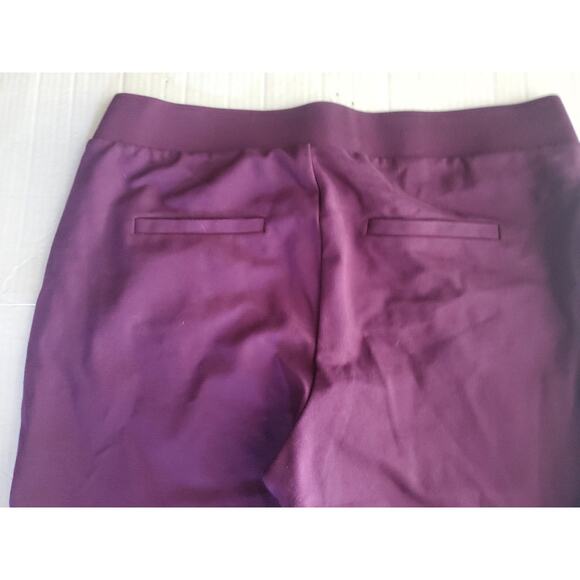 Torrid Size 00/10 Women's Purple Stretch Cropped Pockets Pants - Picture 6 of 6